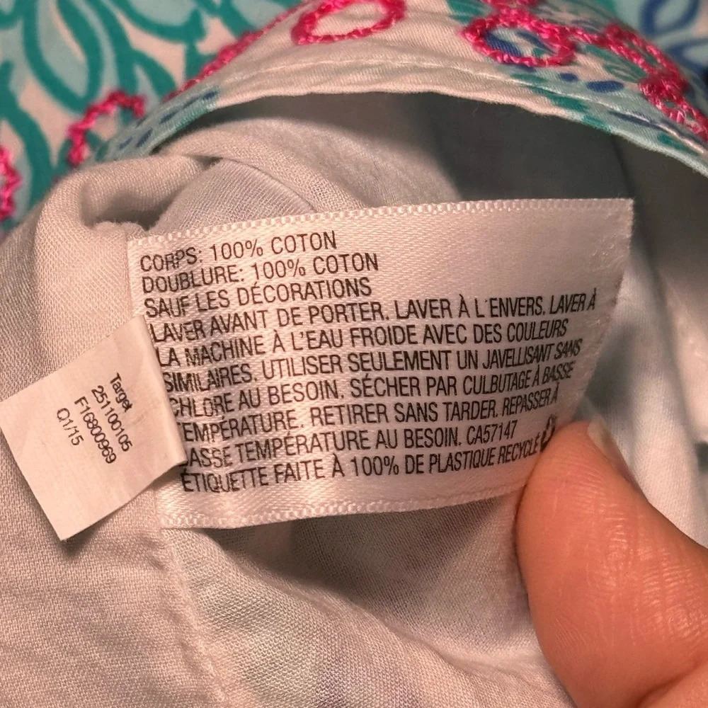 Lilly Pulitzer for Target 'Sea Urchin For You' Shift Dress Girls sz XL (14-16) - Picture 6 of 7